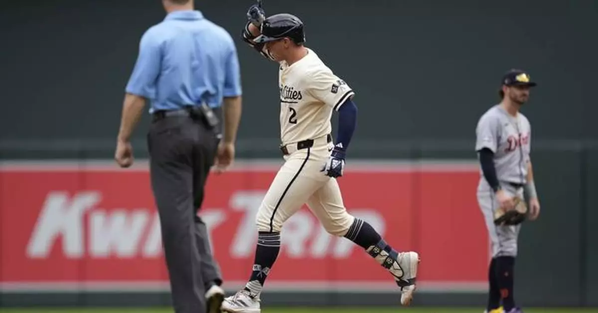 Brooks Lee's 1st grand slam highlights 6-run 3rd inning as Twins top Tigers 8-1