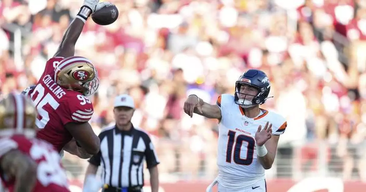 Stidham shines after Nix struggles as Broncos beat 49ers 30-9 in preseason opener