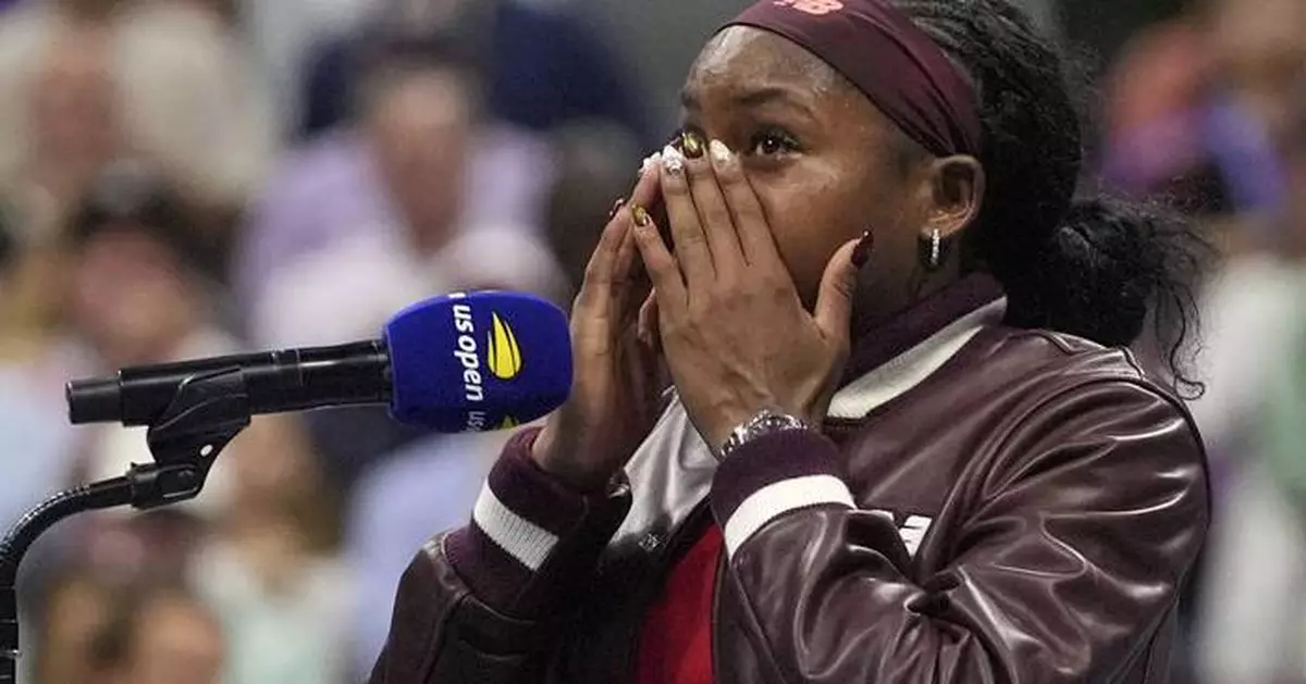 Nerves and pressure get to Coco Gauff at the US Open before she wins again