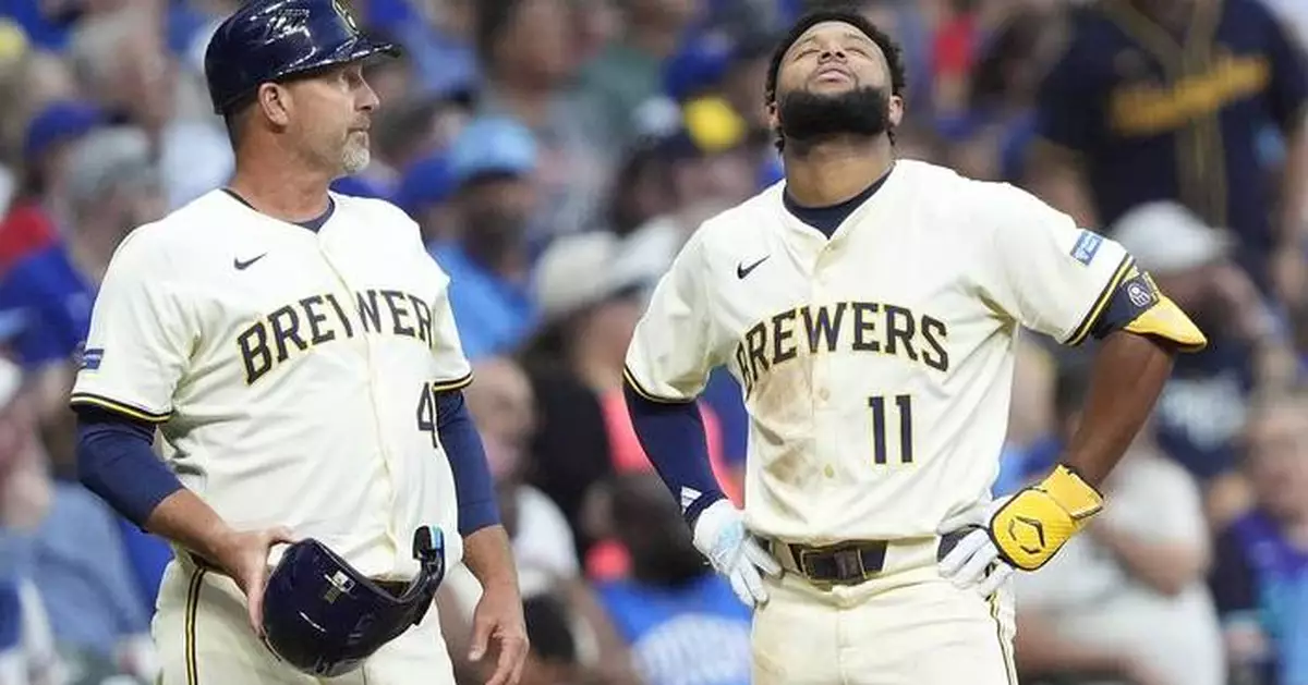 Brewers outfielder Jackson Chourio placed on injured list with strained right hamstring