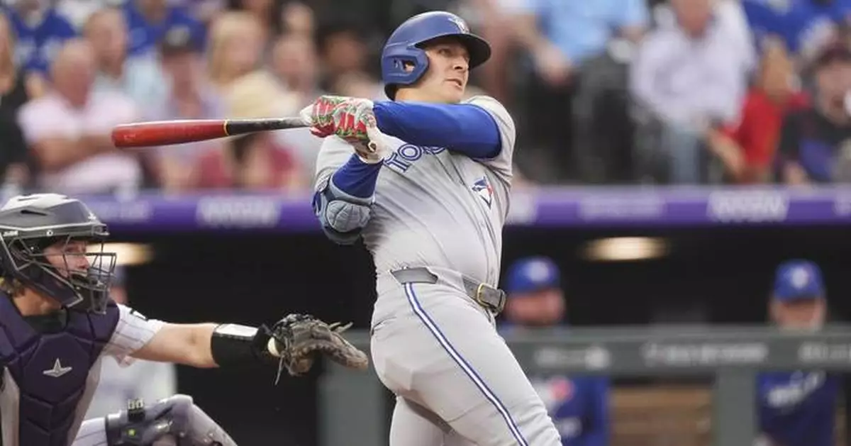 American League-leading Blue Jays go deep 5 times in a 10-4 win over Rockies