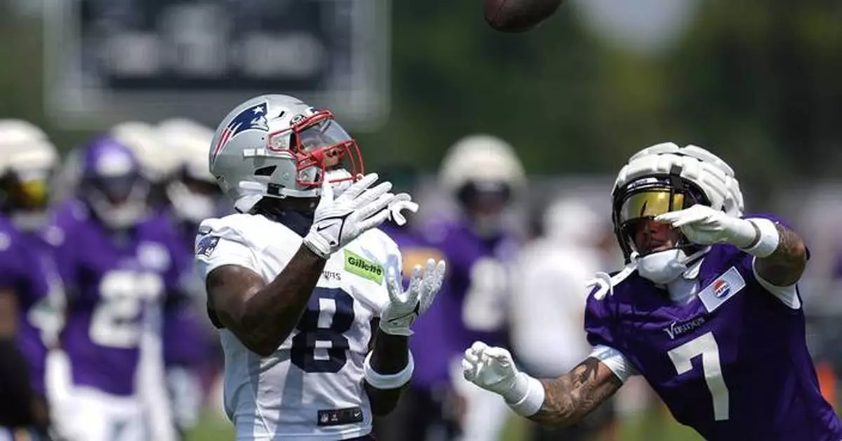 Patriots-Vikings joint practice prompts plenty of reunions and valuable tests, with no tussling