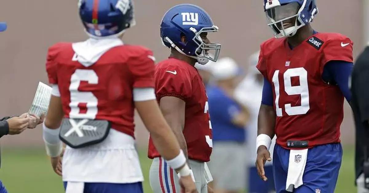 Jameis Winston listed 2nd, Jaxson Dart 3rd at QB on Giants' 1st unofficial depth chart