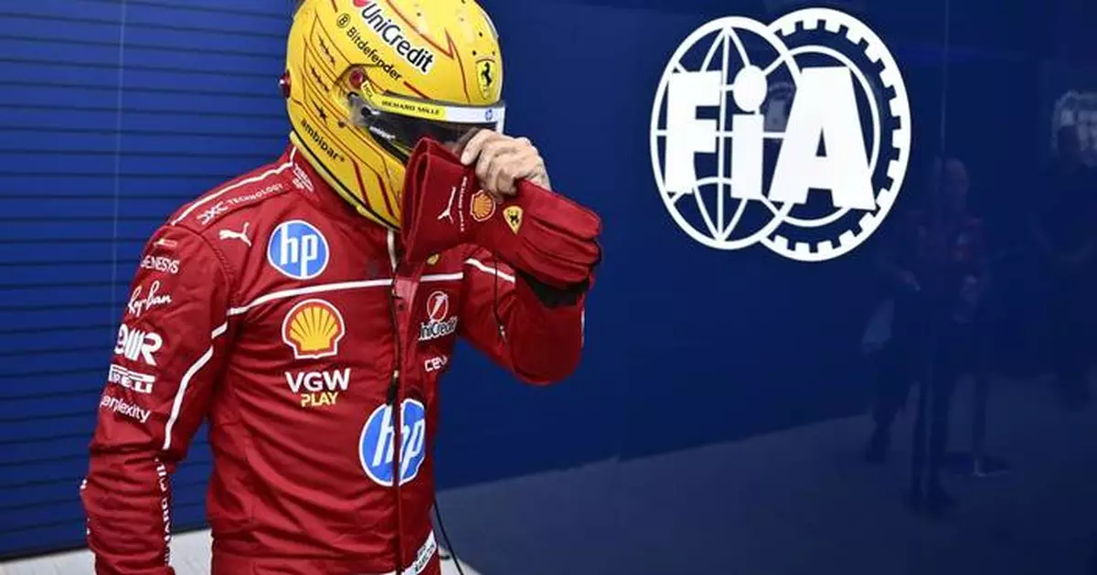 Lewis Hamilton says he's 'useless' and suggests a driver change at Ferrari after teammate takes pole