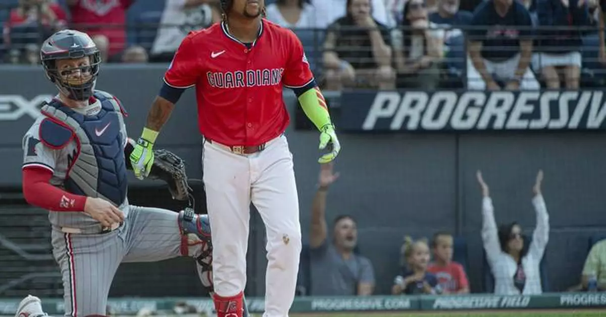 Naylor has RBI double in 8th inning, Guardians beat Twins 5-4 for 4th straight win