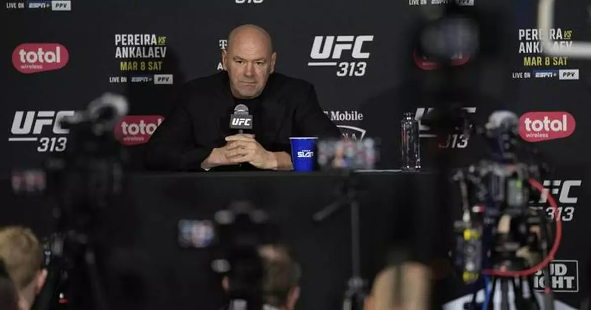 A UFC fight at the White House? Dana White says it's happening as part of deal with Paramount