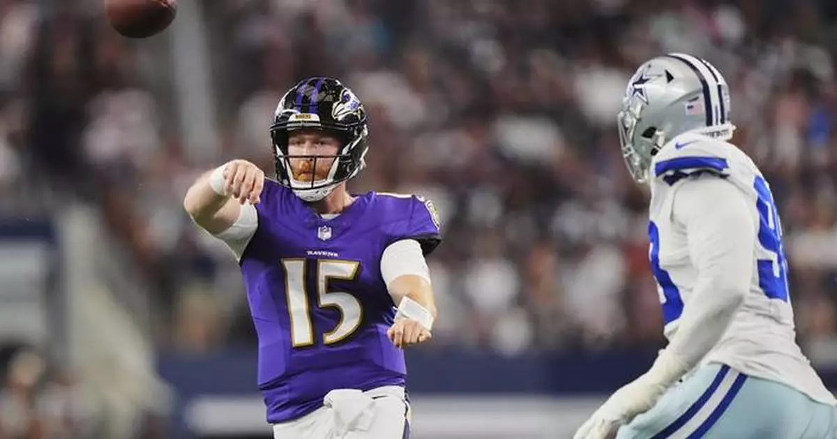 Happy homecomings for QB Cooper Rush, rookie K Tyler Loop in Ravens' 31-13 win over Cowboys