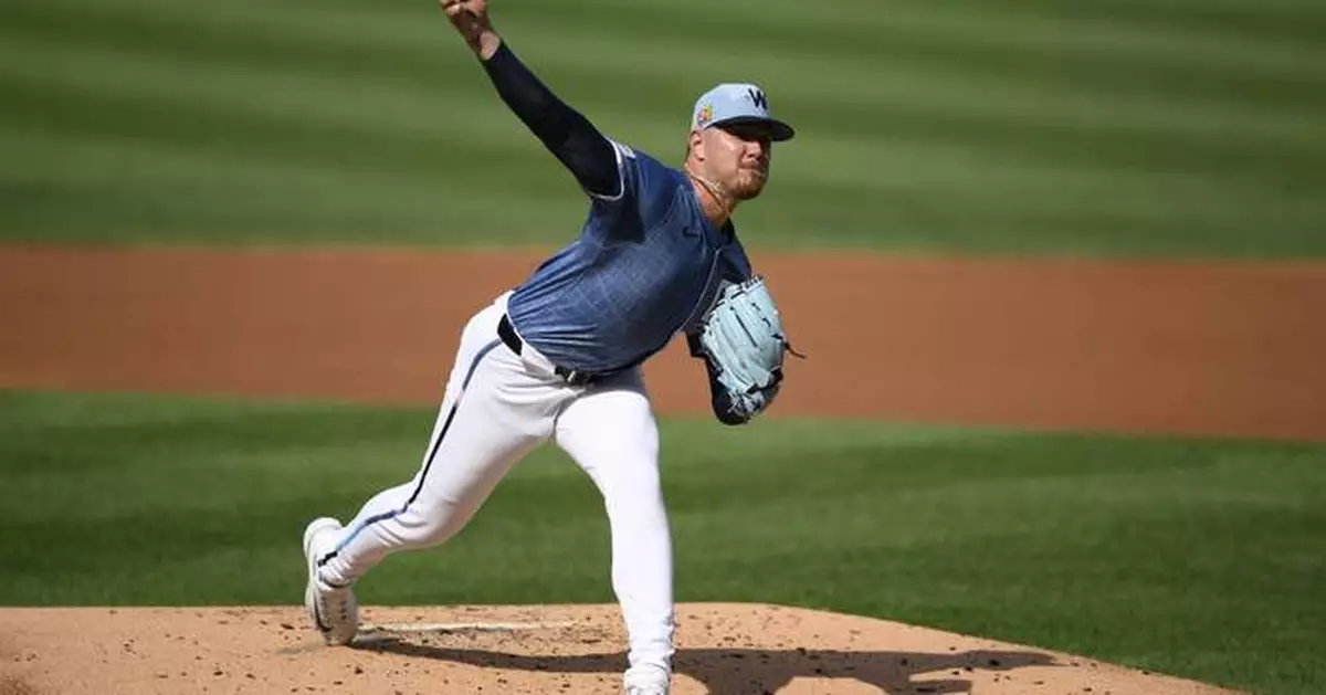 Rookie Cade Cavalli earns first MLB victory as Nationals beat NL East-leading Phillies 2-0
