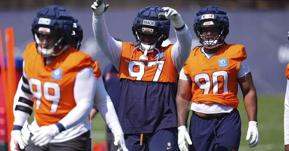 Red River rivals Malcolm Roach, Marvin Mims Jr. add spice to Broncos camp with good-natured barbs