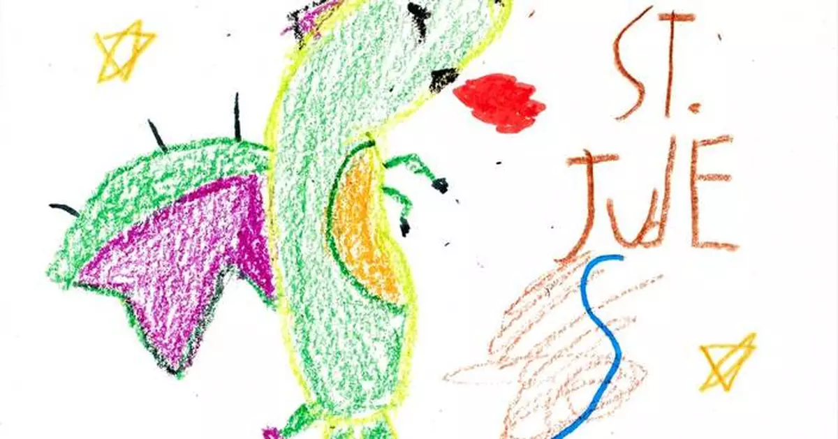 St. Jude Children’s Research Hospital patient art illustrates philanthropic commitment of PGA TOUR, FedEx during FedEx St. Jude Championship