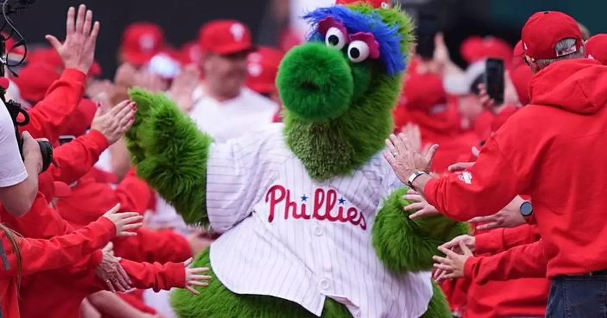 How do mascots like the Phillie Phanatic stay fresh in the summer heat? Vodka and water