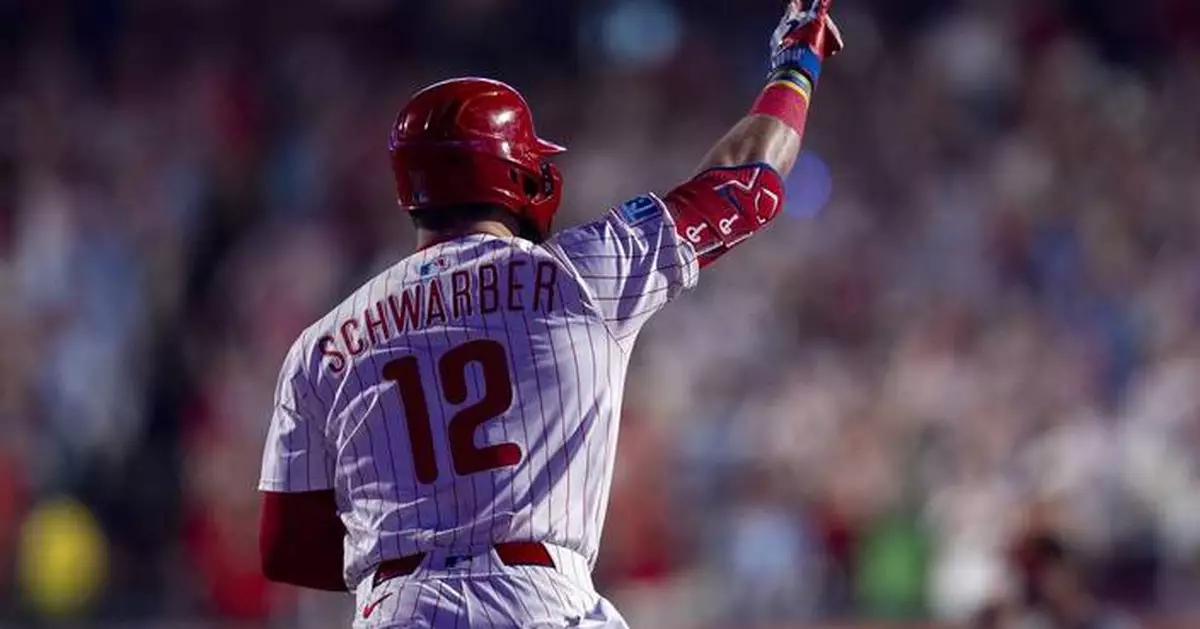 Kyle Schwarber's 2-run shot, grand slam powers Phillies to 13-3 rout of Orioles