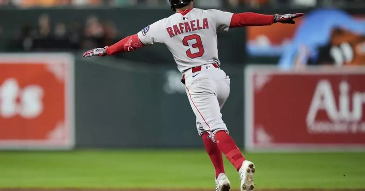 Boston OF Ceddanne Rafaela all smiles after HR caps eventful night