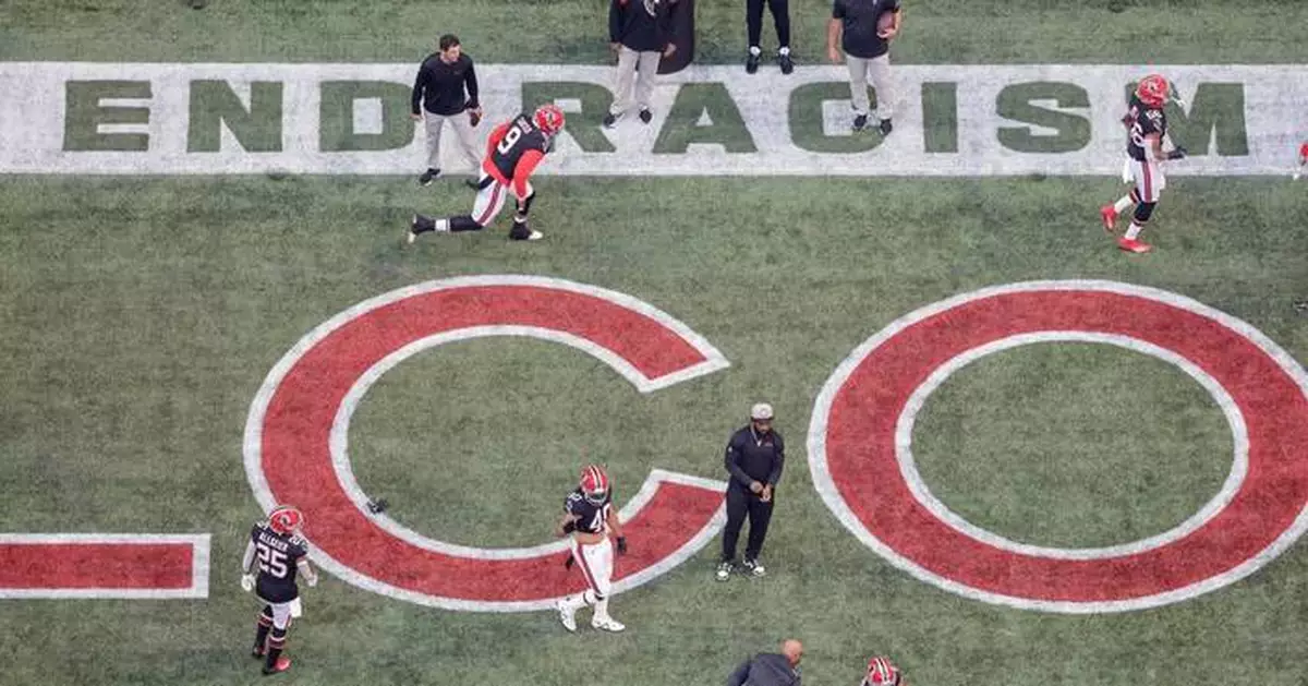 NFL teams will again stencil messages in the end zone, including 'End Racism' and 'Choose Love'