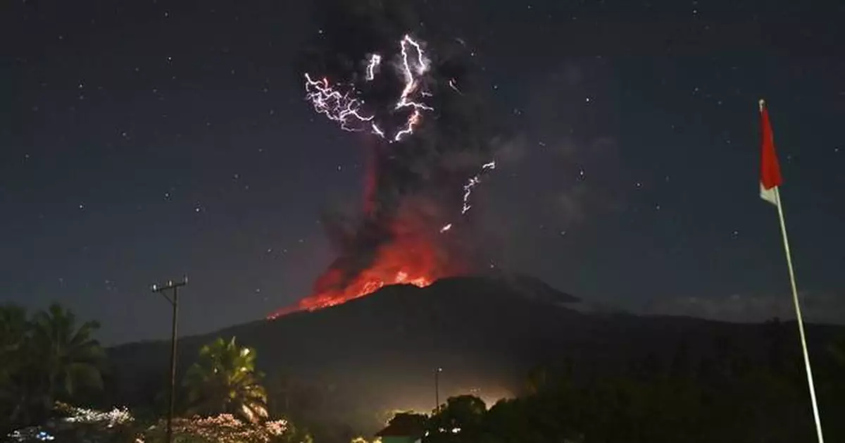 Indonesia's Mount Lewotobi Laki Laki erupts again, spewing giant ash plumes miles away