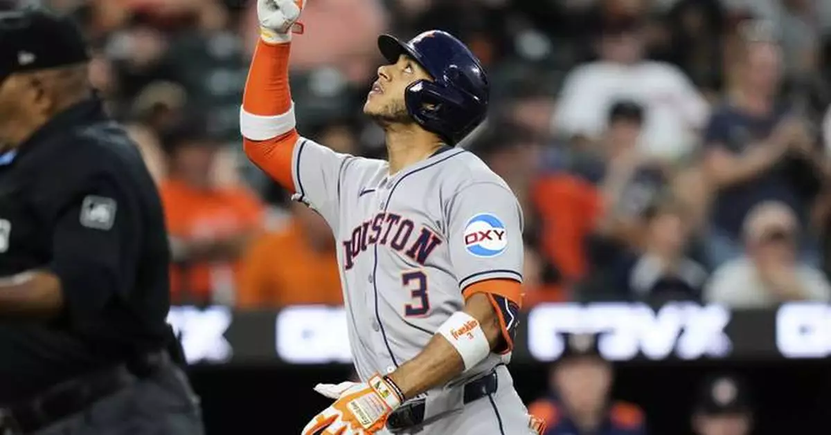 Astros outslug Orioles 10-7 as Jeremy Peña and Christian Walker each hit a 3-run homer