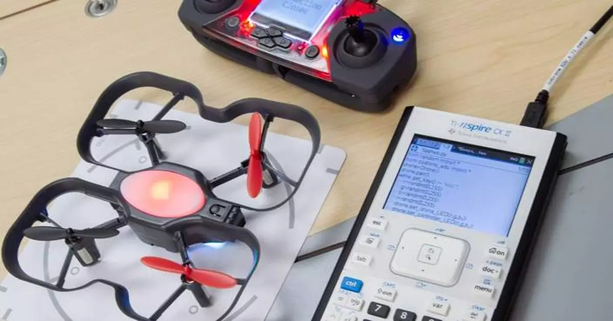 Robolink Launches Drone Coding in Classrooms — Directly from a Texas Instruments Graphing Calculator