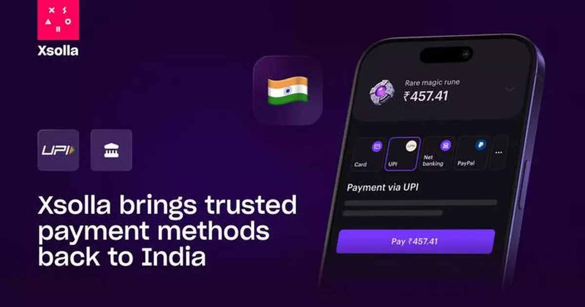 Xsolla Relaunches UPI and Net Banking in India to Help Developers Tap Into One of the World’s Fastest-Growing Gaming Markets
