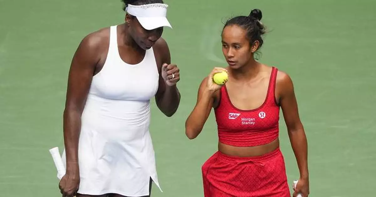 Venus Williams wins a US Open women's doubles match for the 1st time since 2014 — without Serena