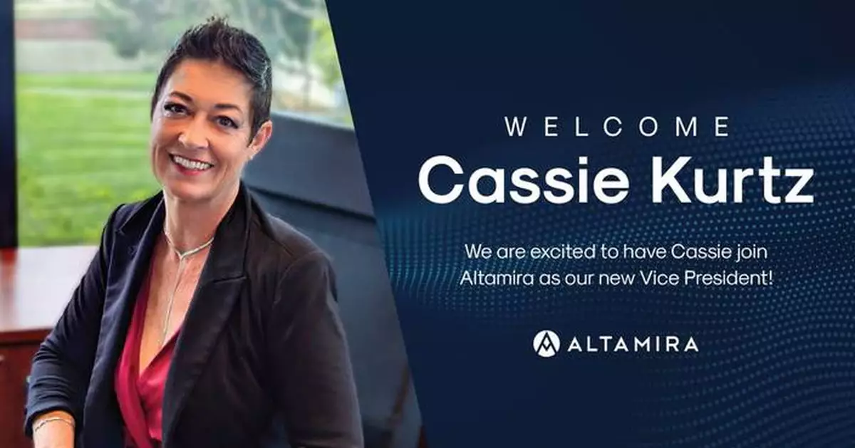Altamira Welcomes Cassie Kurtz as Vice President of Operations