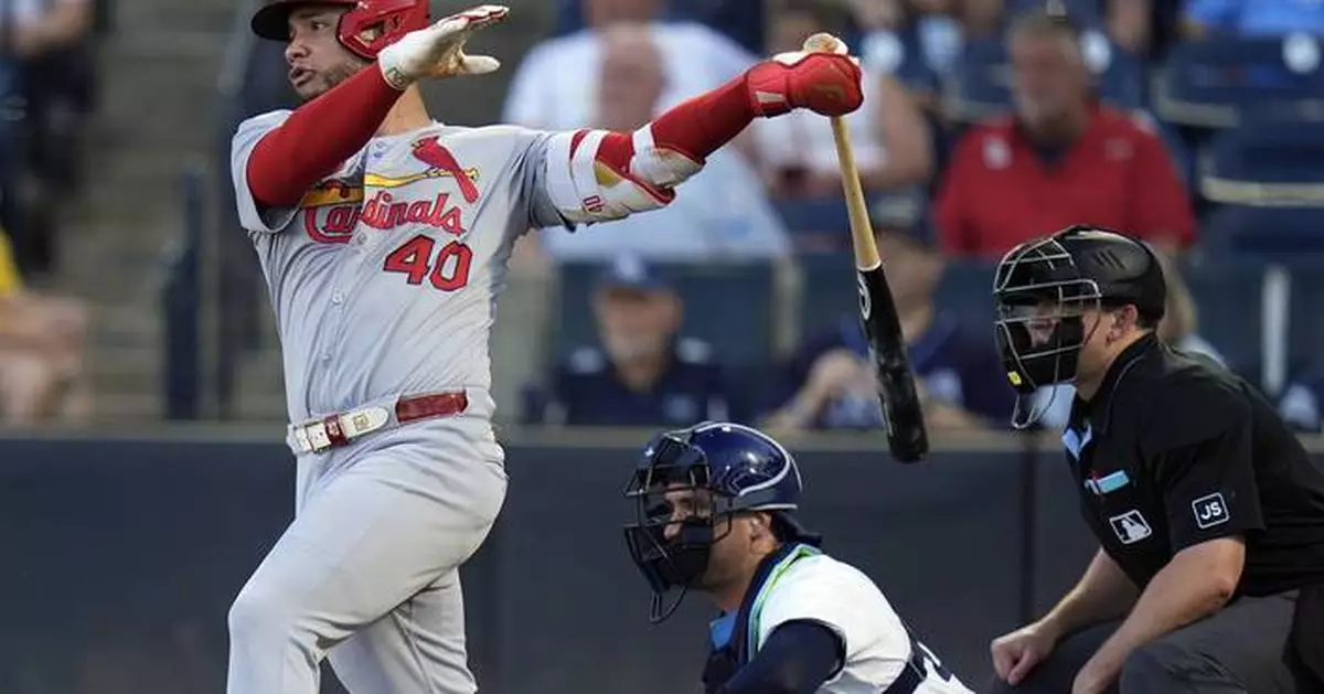 Contreras HR, Burleson's 2 RBIs power the Cardinals to a 7-4 win over the Rays