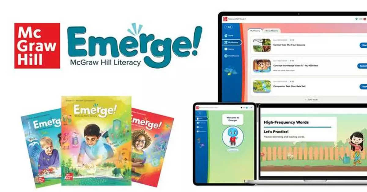 McGraw Hill Launches New K-5 Core English Language Arts Curriculum Rooted in the Science of Literacy