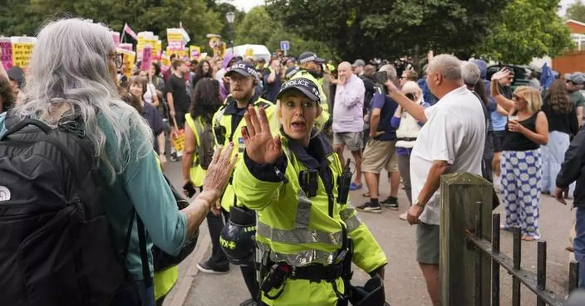 UK migrant protests spark angry confrontations as government scrambles to respond