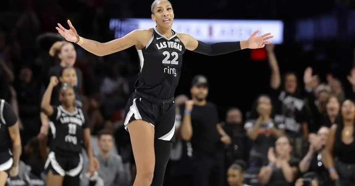 Wilson's 32 points, 12 rebounds help Aces beat Dream 74-72 for 8th straight win