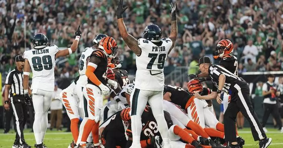 Push on! Eagles use tush push on opening drive after short-yardage play nearly banned in NFL