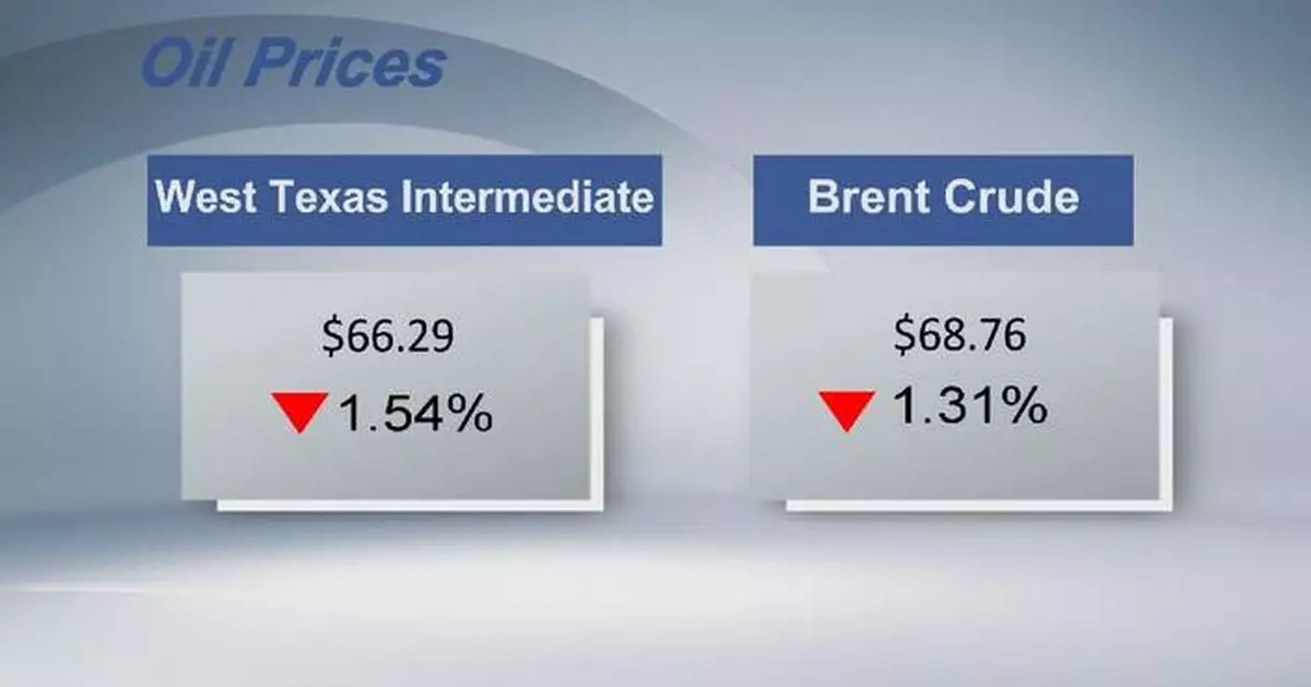 Crude futures settle lower