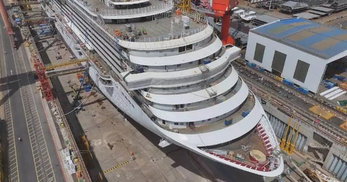 Main generator of China’s 2nd homegrown large cruise ship starts power supply