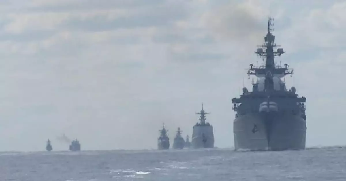 Chinese, Russian navies complete "Joint Sea-2025" military exercise on schedule