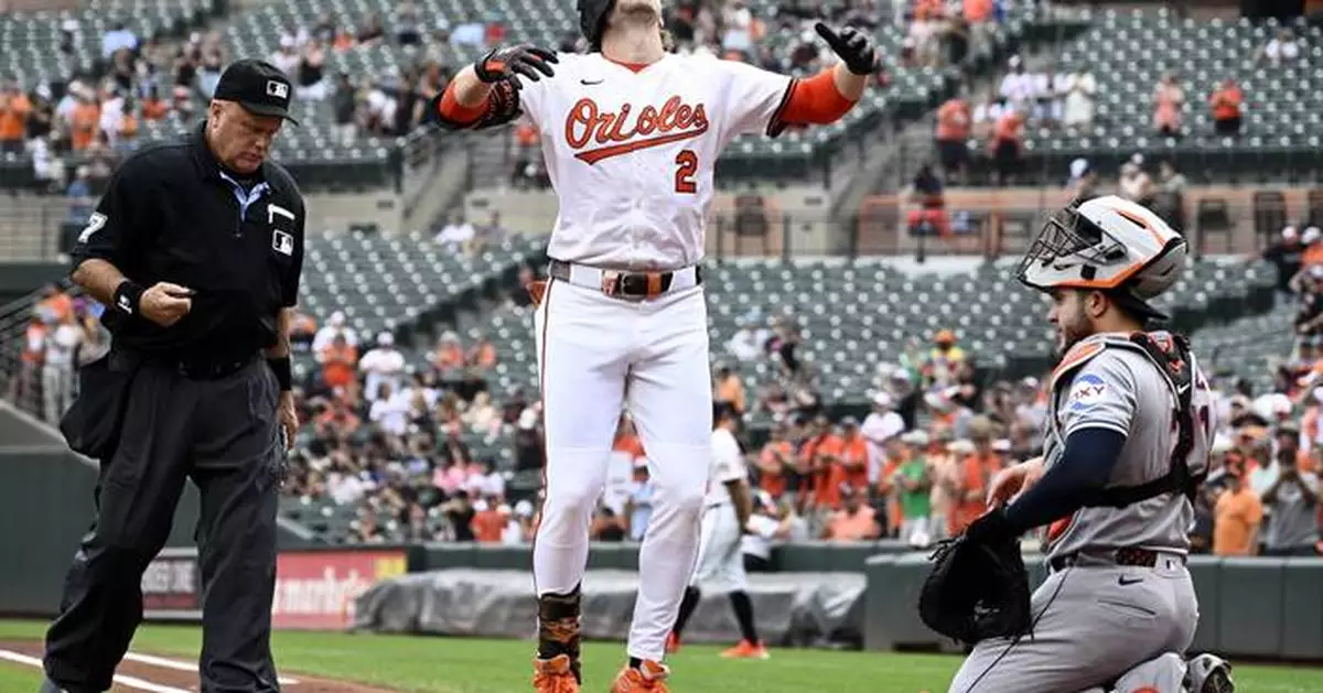 Henderson, Vázquez and Rogers power Orioles to a 3-2 win over the Astros