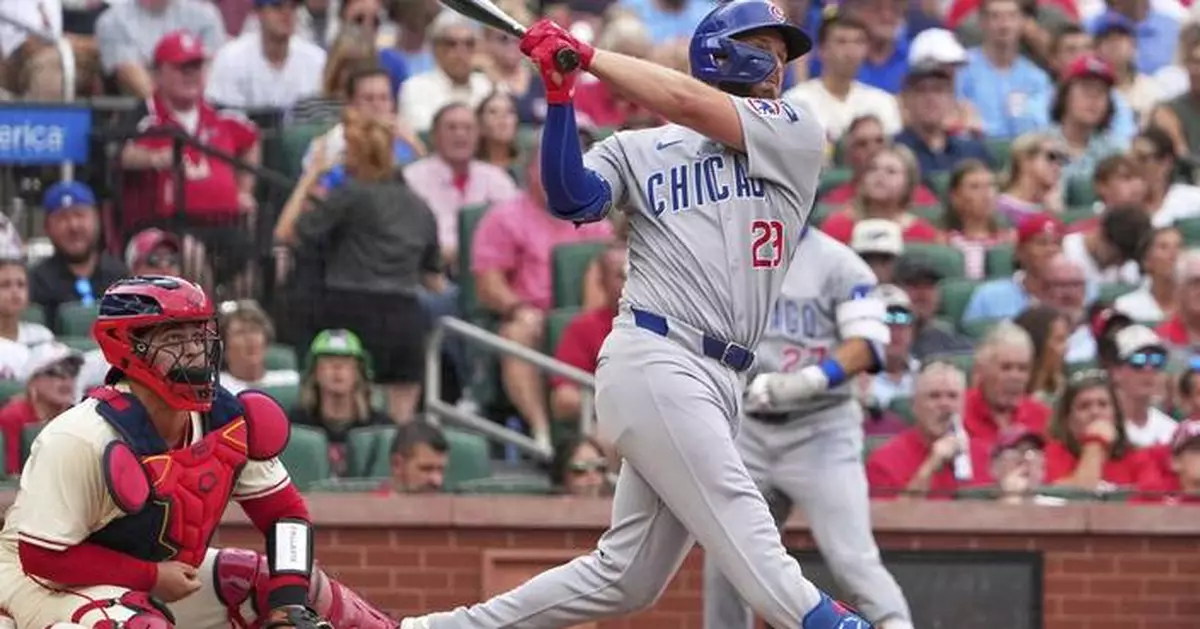Busch hits a 3-run homer, Shaw adds a solo shot as the Cubs rout the Cardinals 9-1