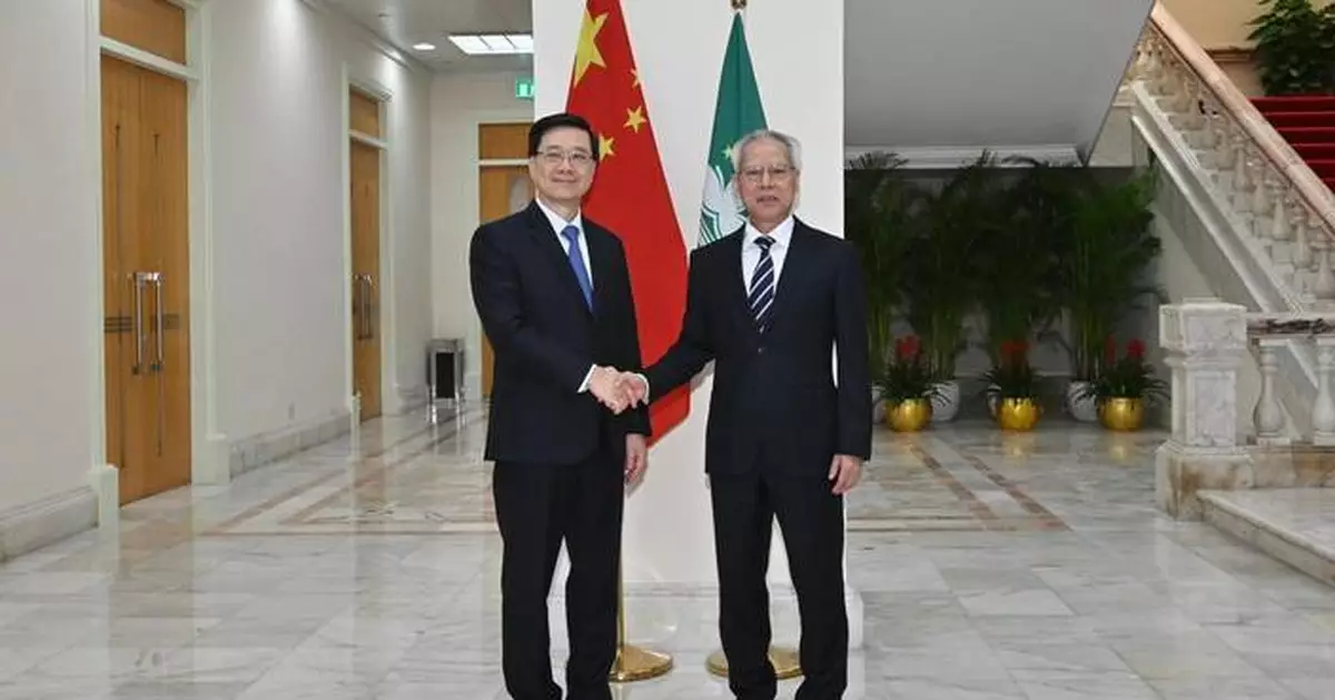 Hong Kong and Macao Leaders Discuss Cooperation and Development in Greater Bay Area During Official Visit