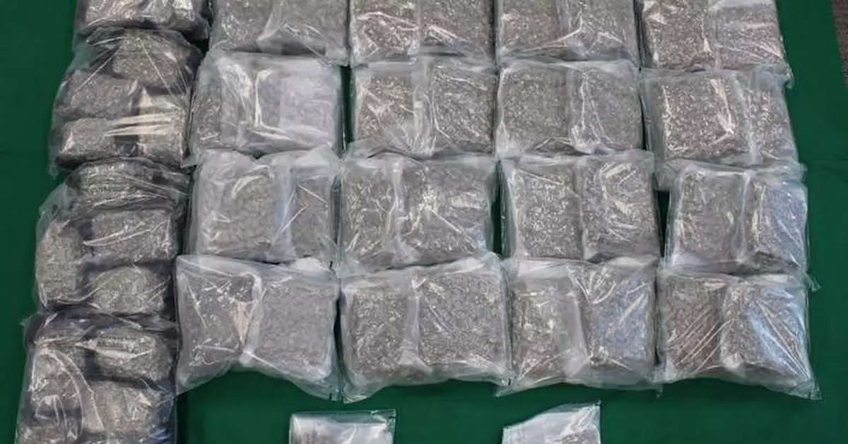 Hong Kong Customs Seizes 27kg of Cannabis Buds Worth $5.5 Million at Bridge, Two Arrested.