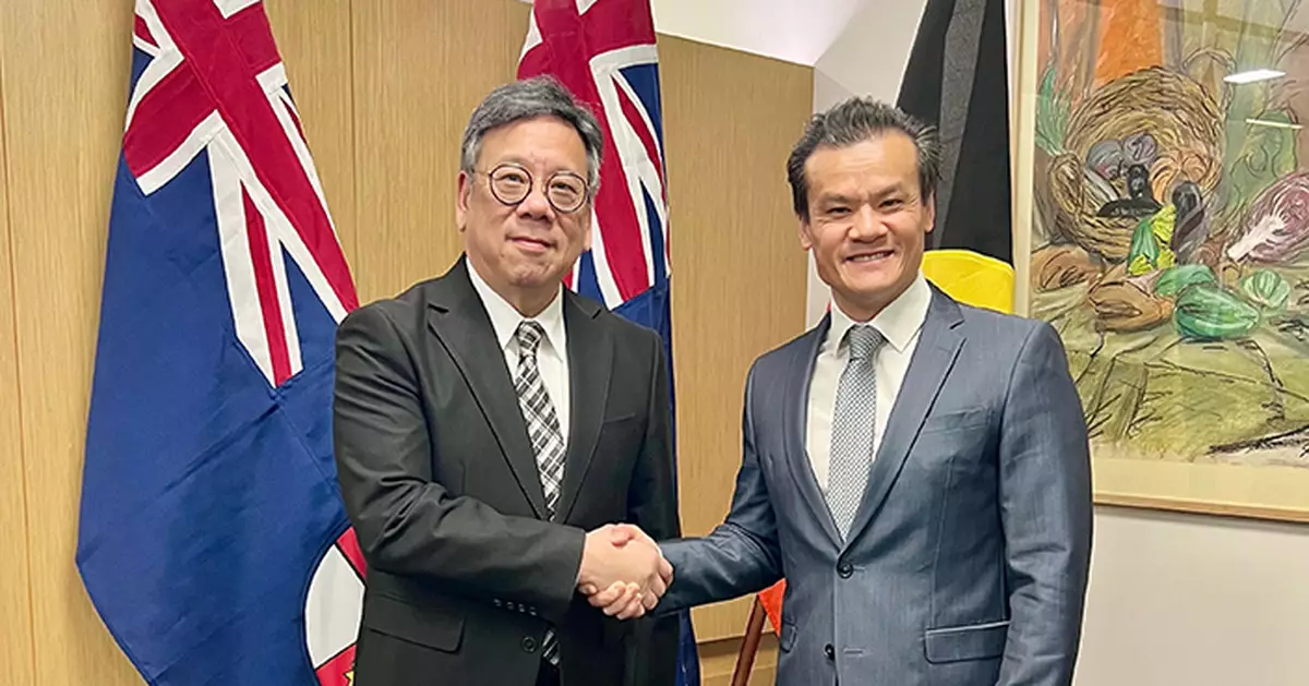 Hong Kong Promotes Business Potential During Sydney Visit by Commerce Secretary Algernon Yau
