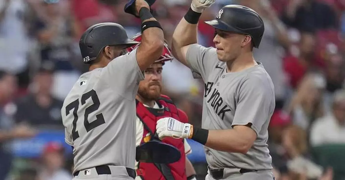 Ben Rice homers and ties career high with 7 RBIs as Yankees beat Cardinals 12-8