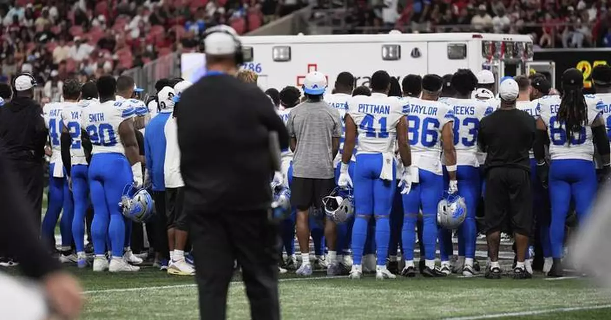 Lions' Morice Norris shares good news after he was taken off field in ambulance