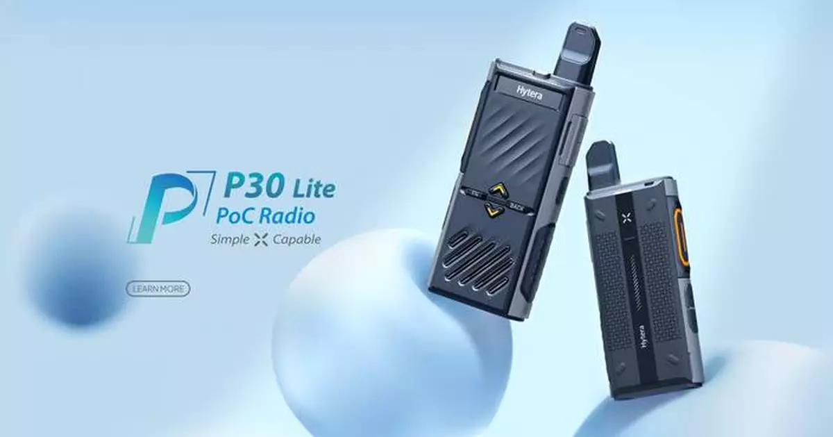 Hytera Launches P30 Lite — Compact PoC Radio with NFC for Smarter Operations