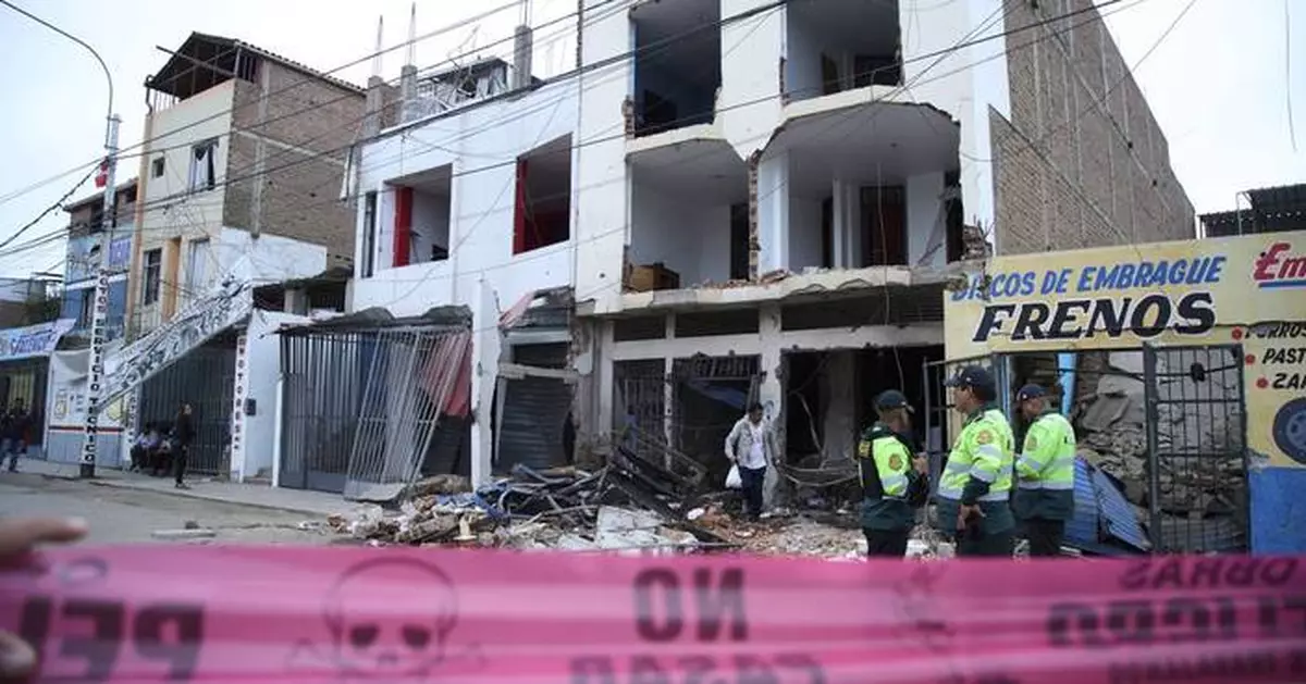 Explosion in high-crime area in northern Peru injures 10 people and damages 25 homes