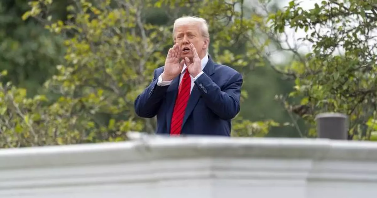 Trump takes an unexpected walk on the White House roof to survey new projects
