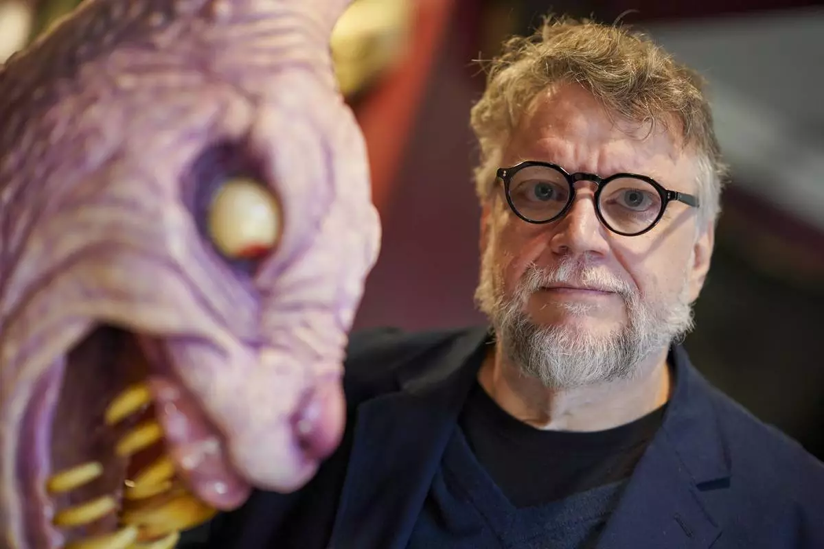 Guillermo del Toro poses for a portrait on Tuesday, Aug. 12, 2025, at his "Bleak House" in Santa Monica, Calif. (Photo by Jordan Strauss/Invision/AP)