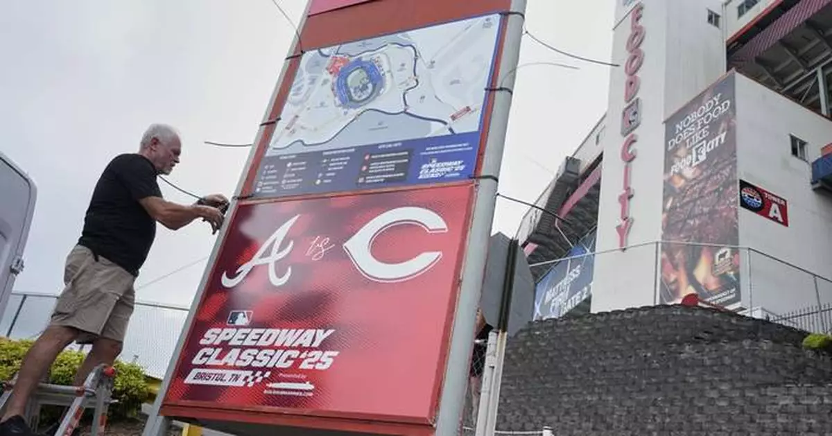 History delayed by rain! The MLB Speedway Classic at Bristol suspended for Braves and Reds