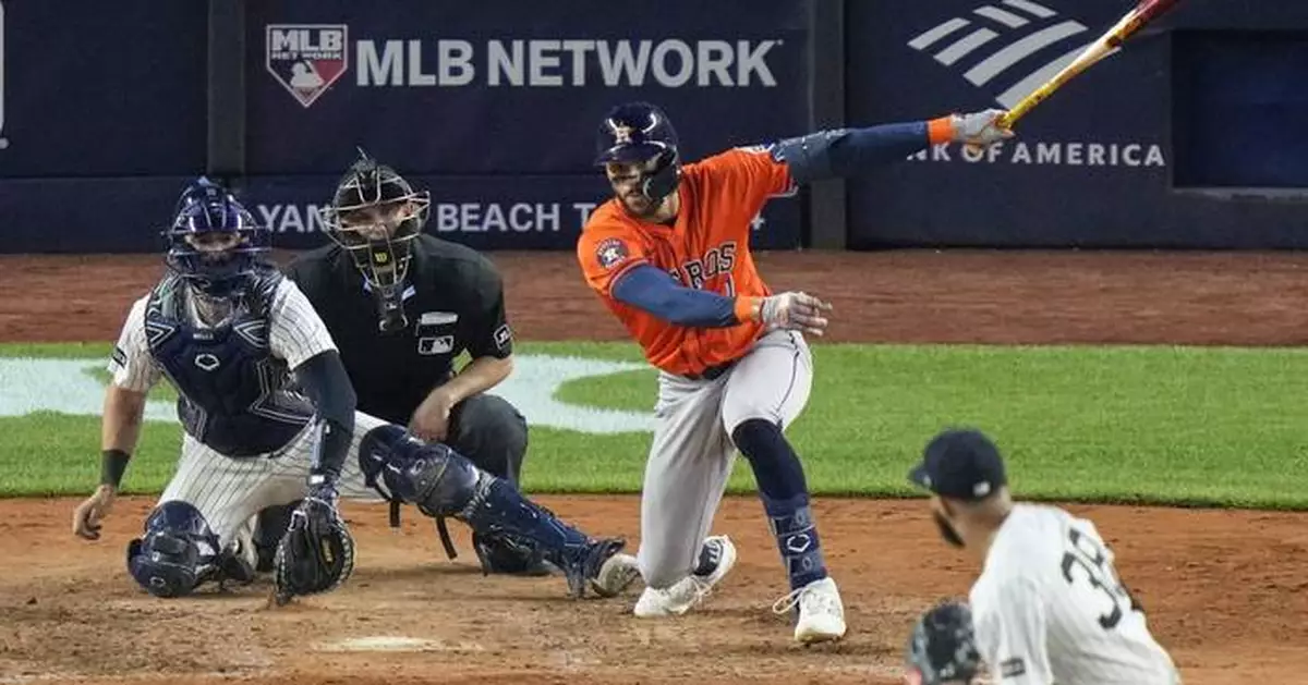 Correa hits go-ahead single off Williams in 10th as Astros outlast Yankees 5-3