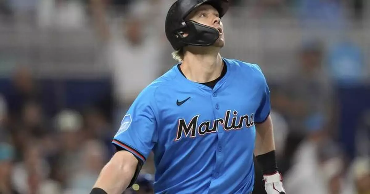 Stowers homers as Marlins beat Yankees 7-3 to earn first sweep of New York in club history