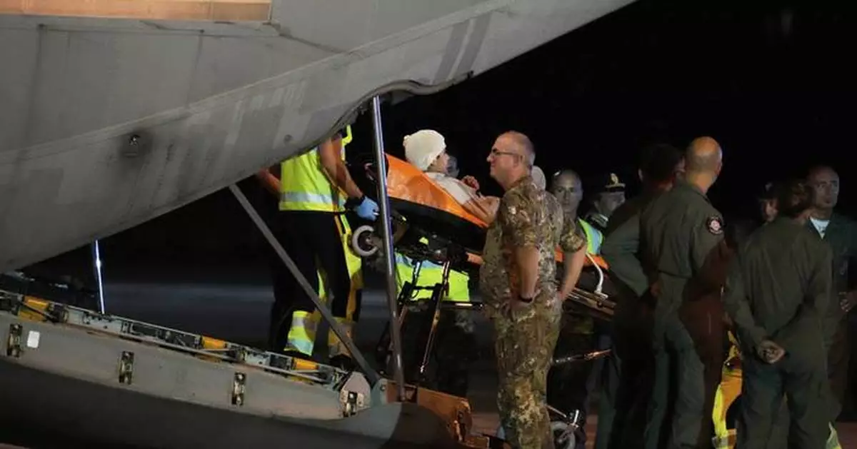 Woman from Gaza evacuated to Italy in a 'state of severe physical deterioration' dies in hospital