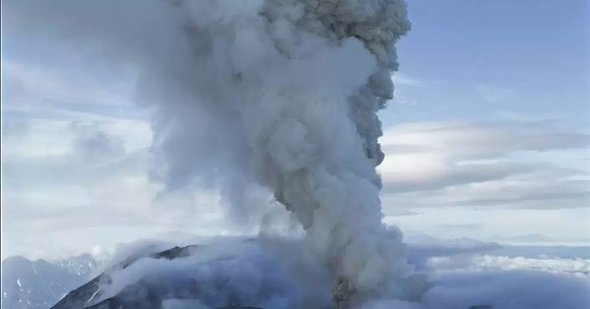 A volcano in Russia’s Far East erupts for the first time in centuries