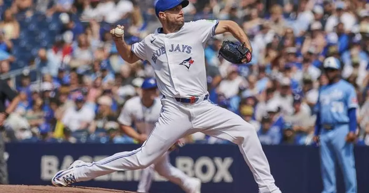 Max Scherzer works 6 innings and earns 2nd win as Blue Jays beat the Royals 4-2