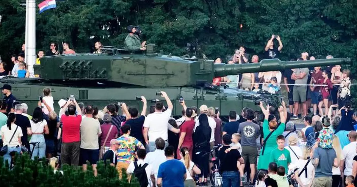 Croatia holds military parade as it marks 30 years since a key war victory